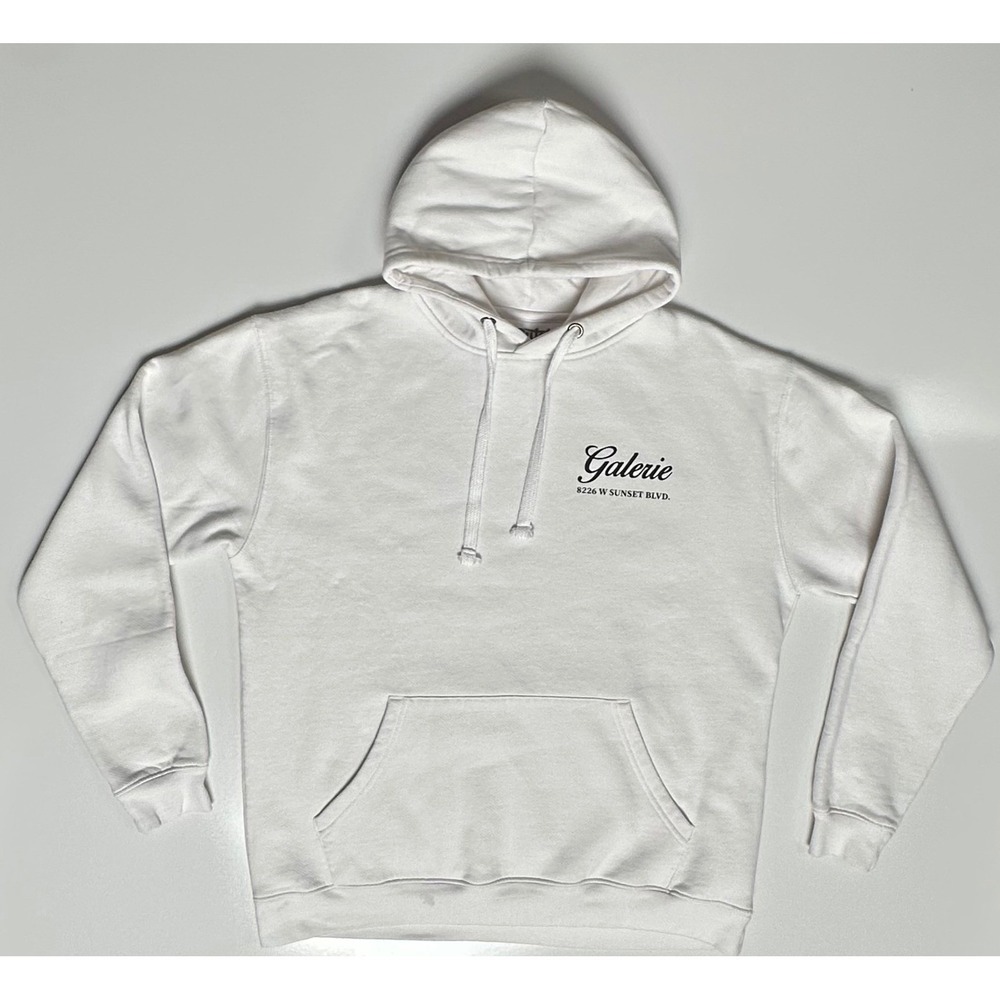 Von Dutch Galerie Ranch Horseshoe Graphic Hoodie White Mens Large Made in USA